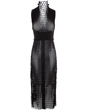 Silvia Serban Laser Cut Two-Piece Set - Black