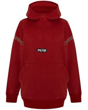 Pcfg Zip Up Hoodie - Red