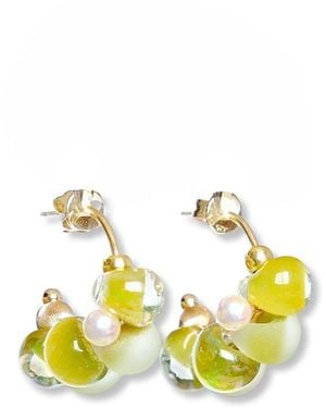 Malolo Jewelry Sea Foam Earrings Mini - Yellow