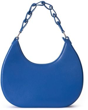 Jurgi Brand Napa Leather D Letter Bag - Blue