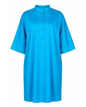 Conquista Modern Ease Tunic Dress - Blue