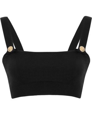 Peraluna Elizabeth Knit Bralette - Black