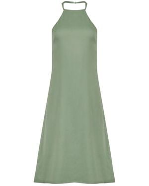 Mary Dickow Amina Dress-Sage - Green