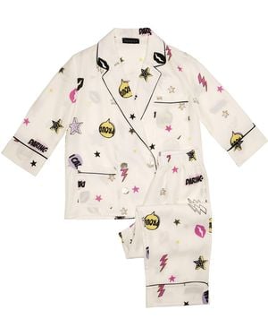 Favette Fragike Like A Bomb Pajama Set - White