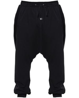 Metamorph Casual Drop Crotch Trousers - Black