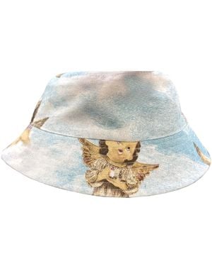 Quillattire Boujee Sky Print Bucket Hat - Blue