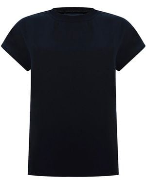 Exquise Nyomi Crew Neck Short Sleeve Blouse - Black