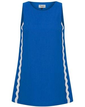 Thisisu Collection Wavy Dress - Blue