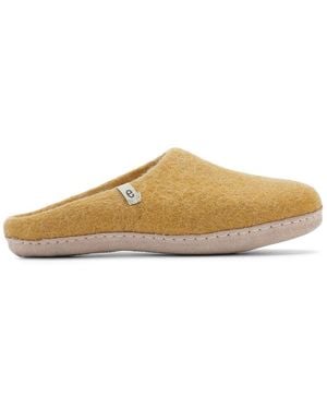 Egos Mustard Slipper - Brown