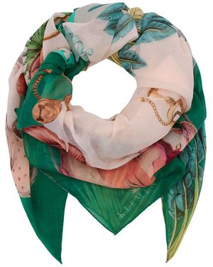 Klements Silk Scarf - Green
