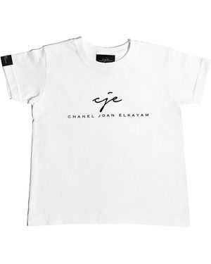Chanel Joan Elkayam Cje Brand Logo T-Shirt - White