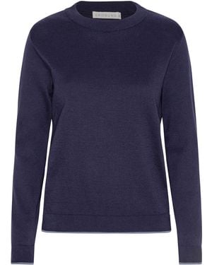 GROBUND Marie Knit Blouse - Blue