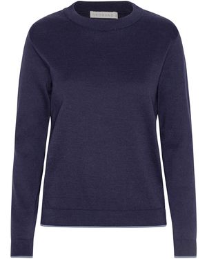 GROBUND Marie Knit Blouse - Blue
