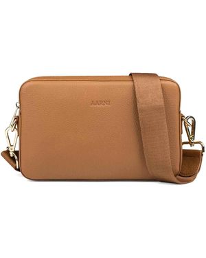 Aarni Large Crossbody Bag, Cognac - Brown