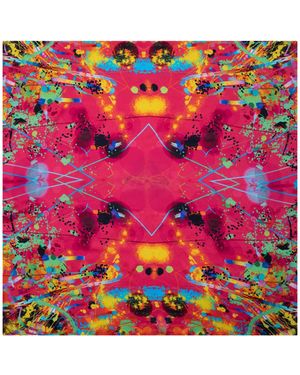Lilia Munn Mulberry Silk Scarf– - Pink
