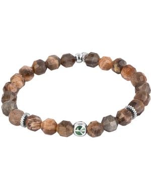 Tateossian Hexade Peace Bracelet - Brown