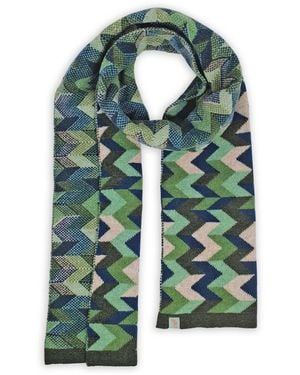 Otto & Spike Neutrals Scarves - Green