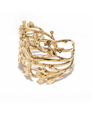 Volgara Bijoux Coral Cuff - Metallic