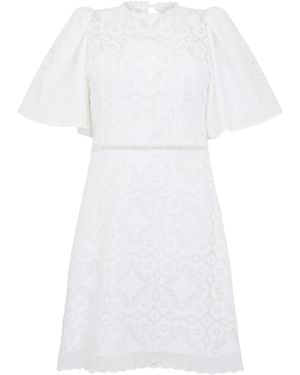 Lisa The Label Angel Baby Valentine Heart Dress - White