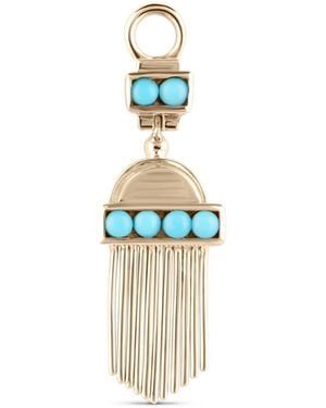 Zohreh Limited Edition Aztec Earring Charm 9K - Metallic