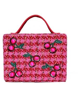 Simitri Cherry Briefcase Bag - Red
