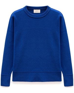 Peraluna Risu Flat Knit Seasonal Sweater - Blue