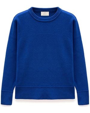 Peraluna Risu Flat Knit Seasonal Sweater - Blue
