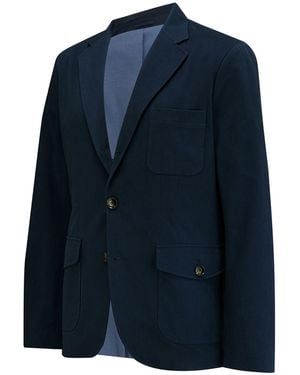 Guards London Ballard Cotton Blazer - Blue