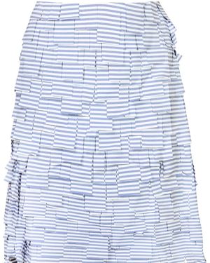 Madebyza Striped Mini Skirt - Blue