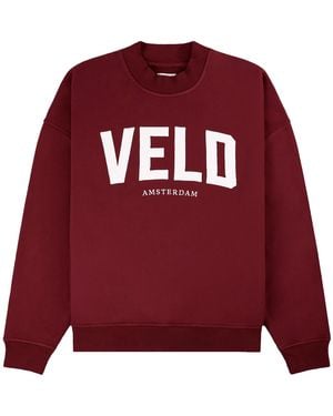 VLD Westwood Varsity Mockneck Sweatshirt - Red