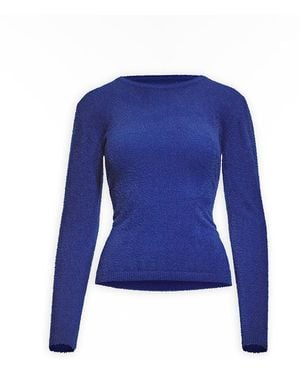 Maison sél Soft Sweater – - Blue