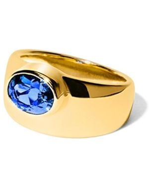 Minnie Lane Zelda Ring With Sapphire - Blue