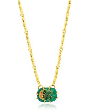 Ece London The Moon And The Sun I I Necklace - Metallic
