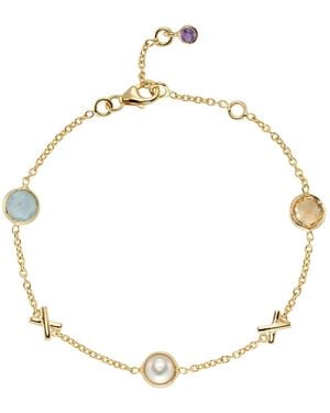 Auree Miramar Strength & Courage Gemstone Bracelet - Metallic