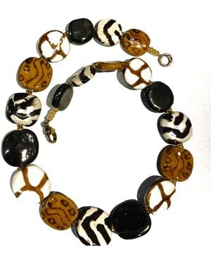 Lala Salama Neutrals Zola Classic Necklace - Black