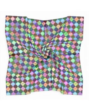 FORZA CAVALLO Otto Square Scarf - Blue