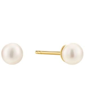 Vanhi Freshwater Pearl Studs - White