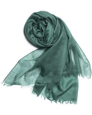 Bel Cashmere Light Cashmere Foulard - Green