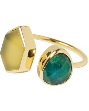 YAA YAA LONDON Colour Fusion Adjustable Ring - Multicolour