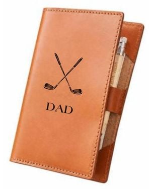 VIDA VIDA Dad Leather Score Card Holder - Orange