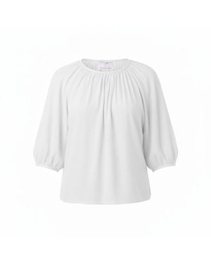 Franchetti Bond Maddalena Puff Sleeve Shirt - White