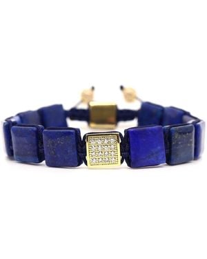Shar Oke Lapis Lazuli Square Bracelet - Blue