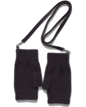 Nooki Design Chadwick Fingerless Mittens - Blue