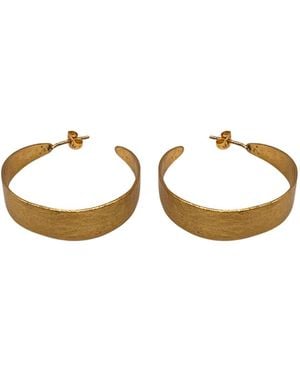 Les Reines Orlina Hoops Earrings - Metallic