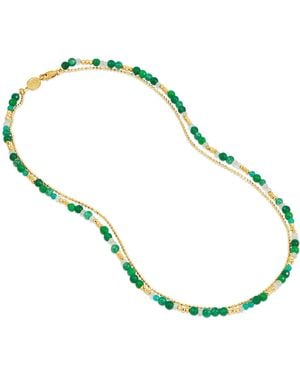 Dower & Hall Evergreen Orissa Necklace - Metallic
