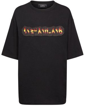SVETA Milano Haze Cotton Jersey T-Shirt - Black