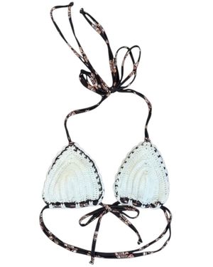 Gunes Swim Cloud Dancer Triangle Top - White