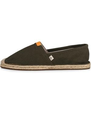 Kingdom of Wow Extra Fit Cotton Espadrilles - Brown