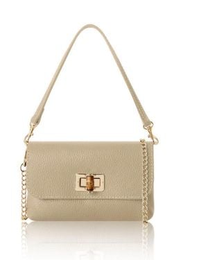 Betsy & Floss Neutrals Jesi Handbag And Clutch Bag - Metallic