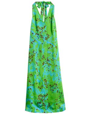 Lost Pattern Coco Dream Halter Midi Dress - Green